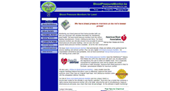 Desktop Screenshot of bloodpressuremonitor.bz